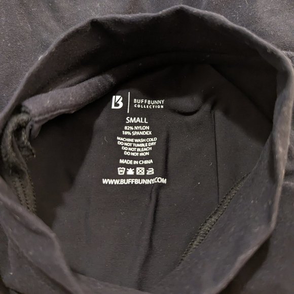 BuffBunny Knotty & Nice Crop Top - Onyx Black - S - Picture 4 of 4